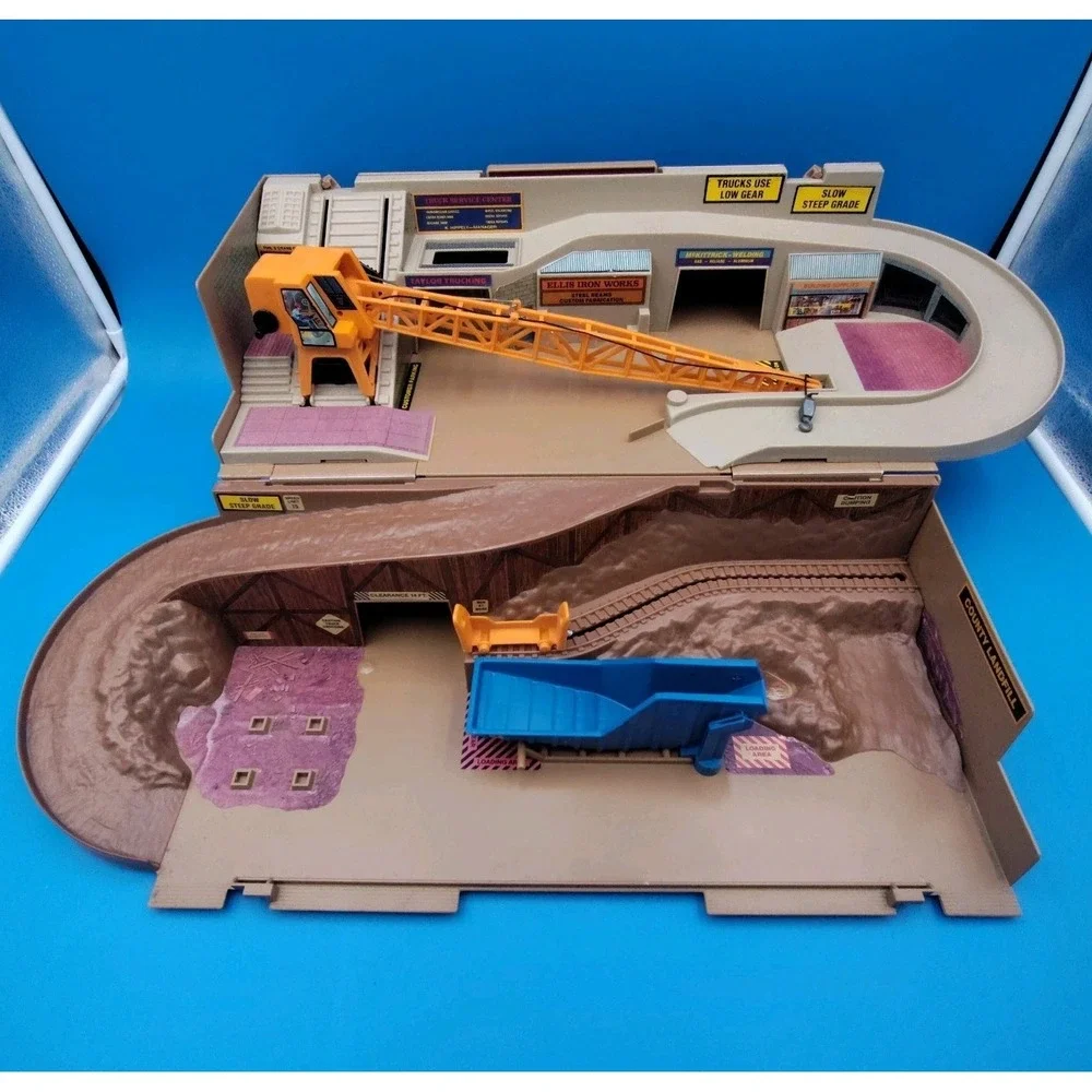VTG 1979‎ Hot Wheels Sto & Go Construction Site Folding Playset SEE BL3.5GW-3583